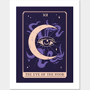 Spooky Tarot Card: The Eye of the Moon Posters and Art